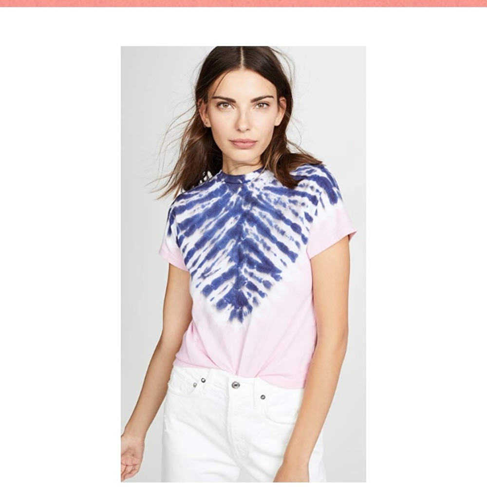 Agolde Tie Dye Baby Tee
